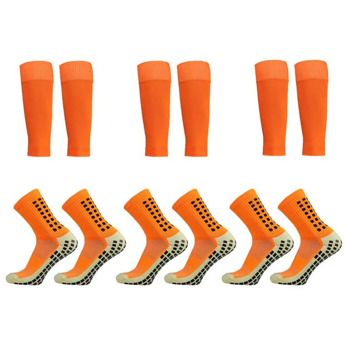 Pack Of 3 Athletic Grip Socks