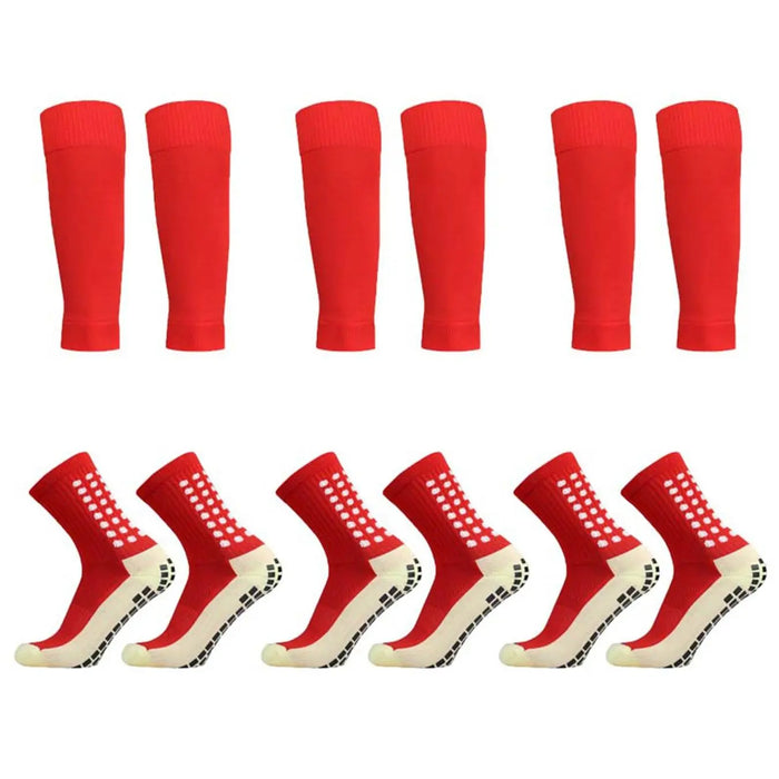 Pack Of 3 Athletic Grip Socks