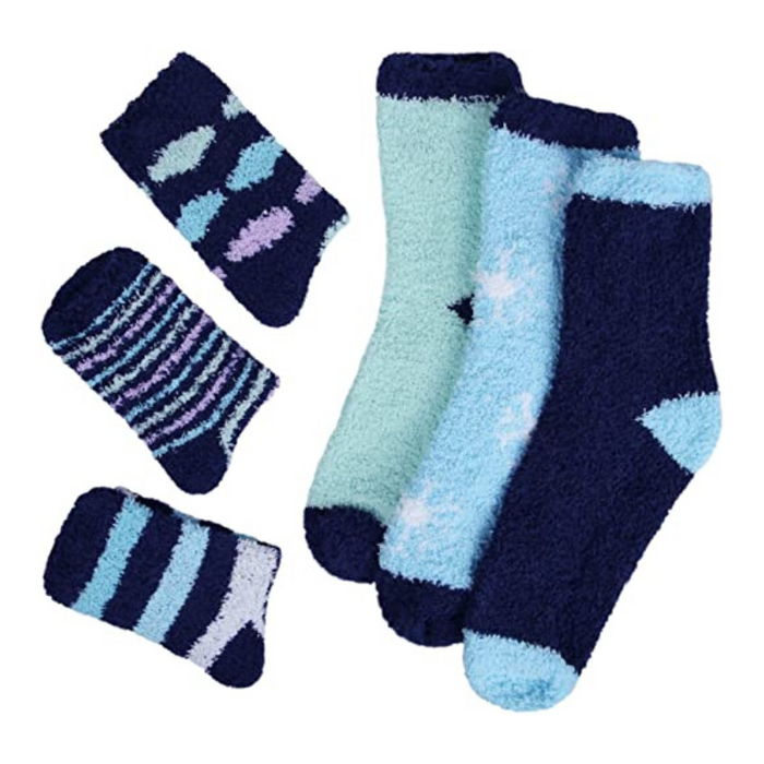 6 Pairs Women's Cozy Fuzzy Socks