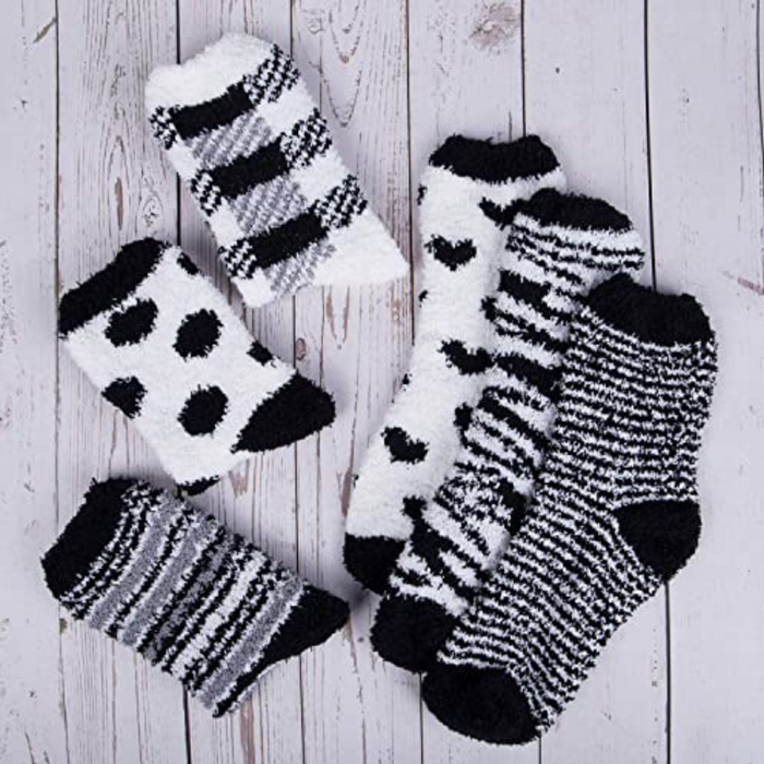Women's Fuzzy 6 Pairs Socks