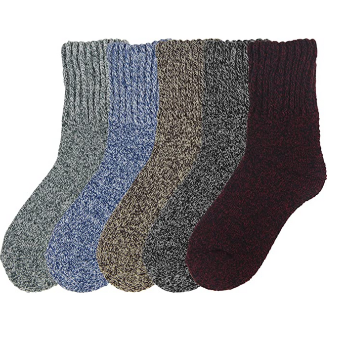 5 Pairs Of Women's Warm Socks