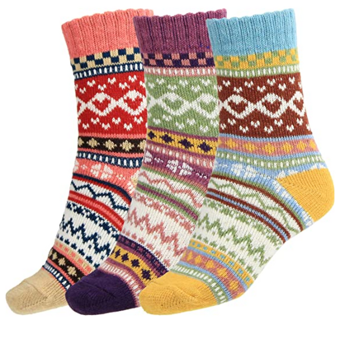 Women's Winter Boot Socks - 3 Sets