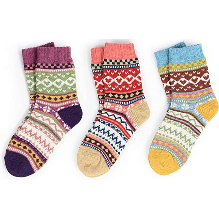 Women's Winter Boot Socks - 3 Sets