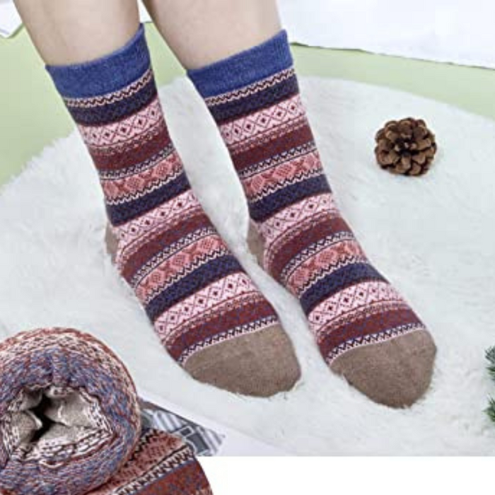 Winter Women's 5-Pair Wool Socks