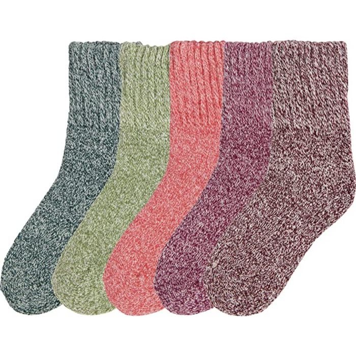 5 Pairs Of Winter Socks For Women