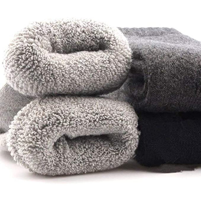 3 Pairs Of Soft Warm Comfort Winter Wool Socks