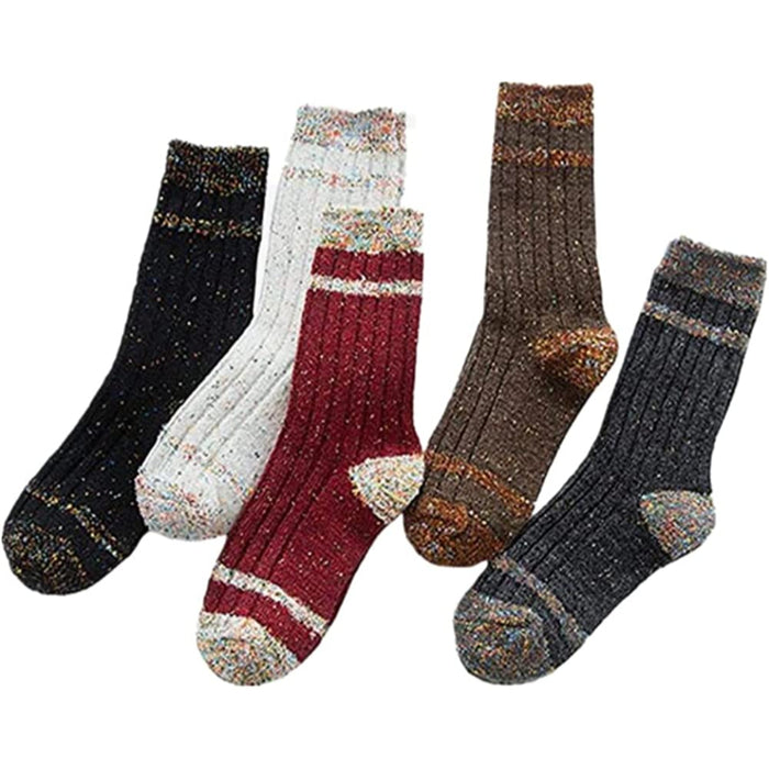 5 Pack Winter Heap Socks for Women