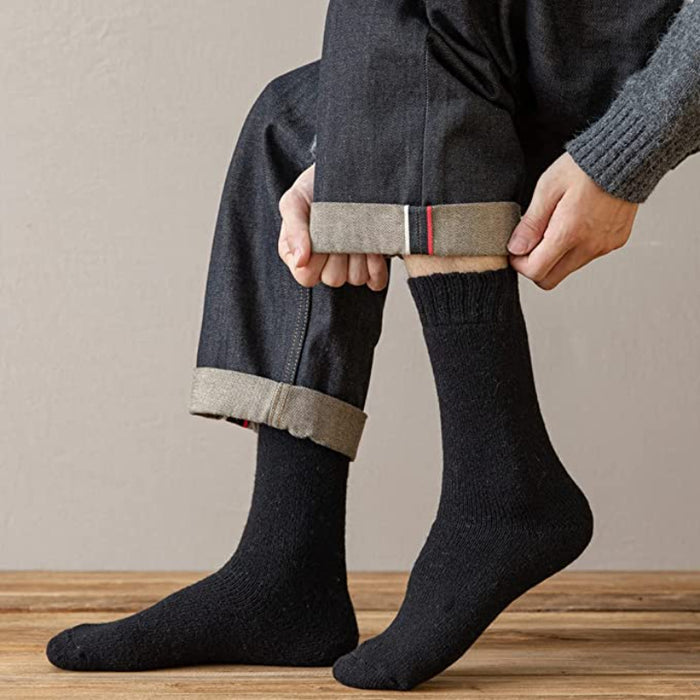 5 Pairs Of Soft Warm Comfort Winter Wool Socks