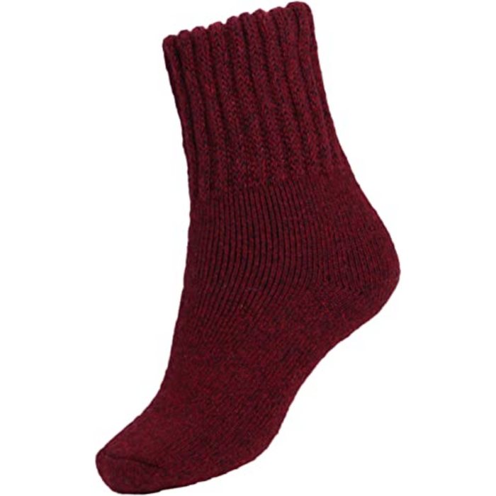 Women Solid Thick Warm Socks - 3 Pairs