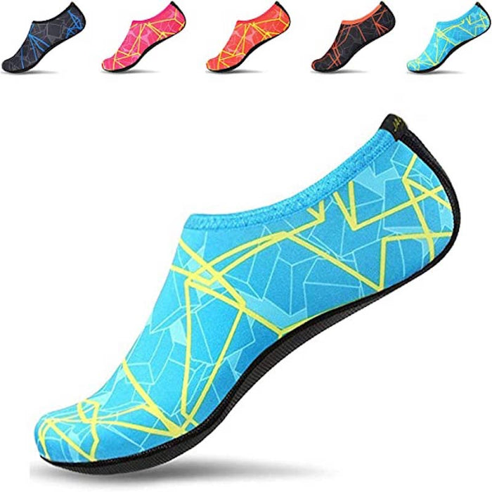 Printed Water Sports Aquatic Beach Surfing Pool Shoes For Women And Men