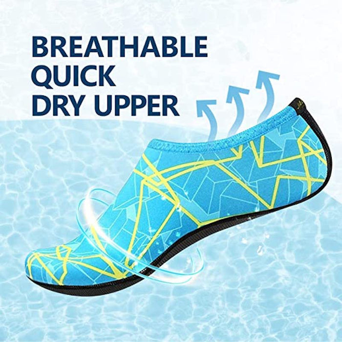 Printed Water Sports Aquatic Beach Surfing Pool Shoes For Women And Men