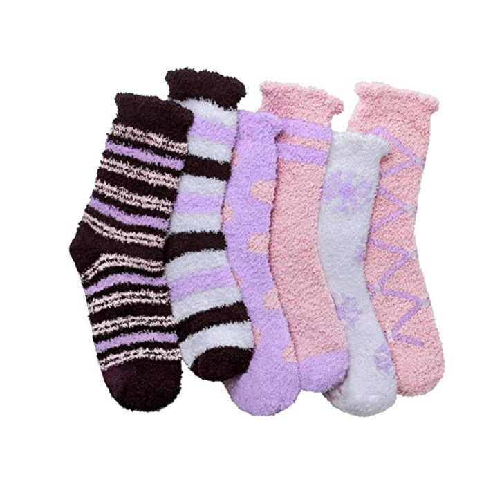 Women's 6 Pairs Warm Fuzzy Socks