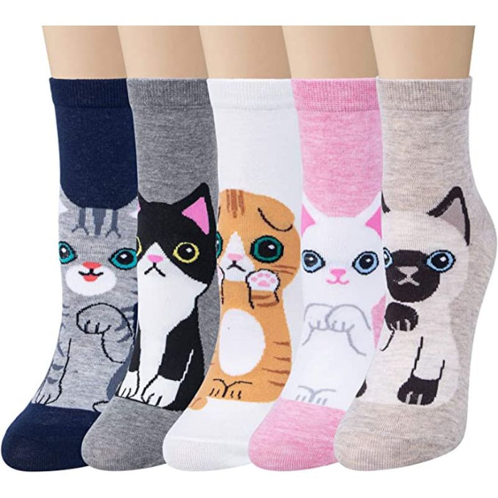 Funny Animal Cotton Socks for Women