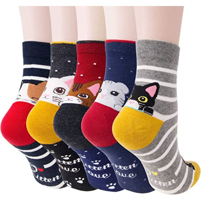 Women Cotton Pattern Design Socks