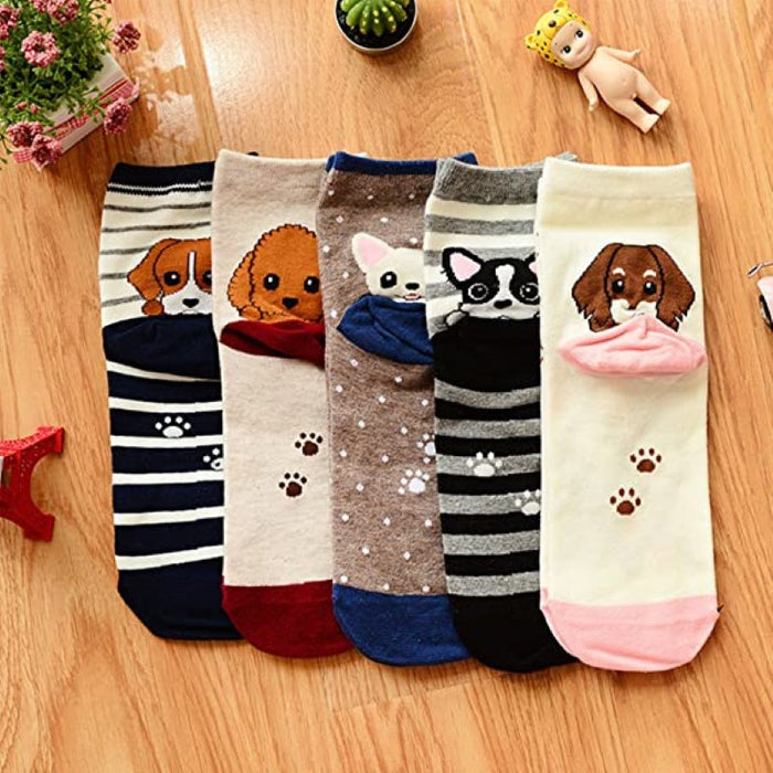 Animal Pattern Design Comfort Socks For Women