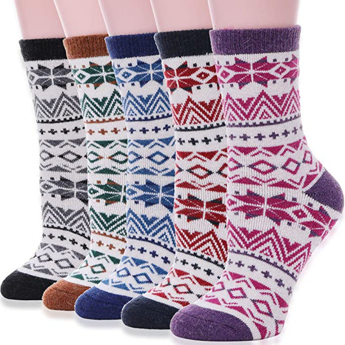 Hiking Warm Winter Wool Socks For Women