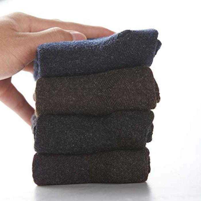Pack of 4 Winter Warm Wool Socks For Women