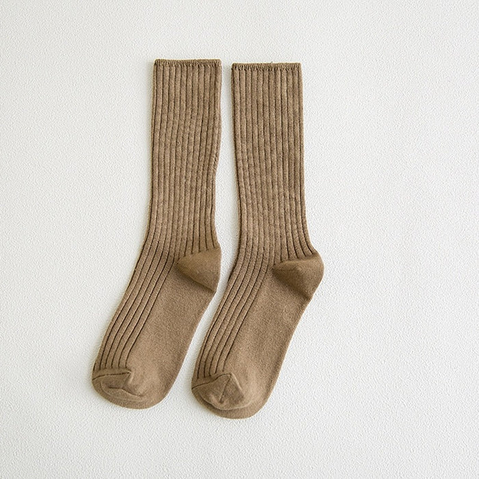 One Pair Retro Women's Loose Cotton Socks