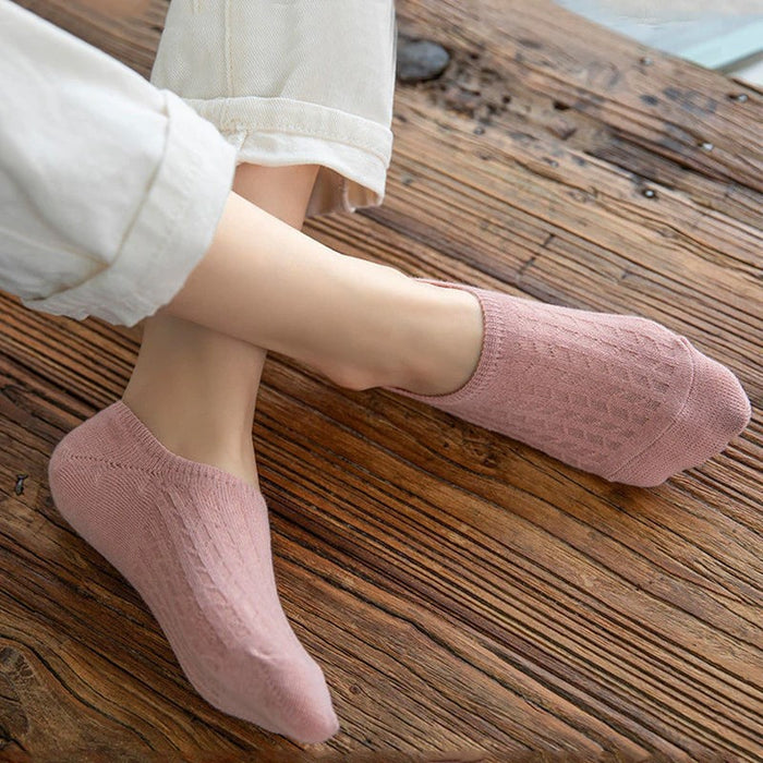 Women's Non-slip Casual Solid Invisible Socks