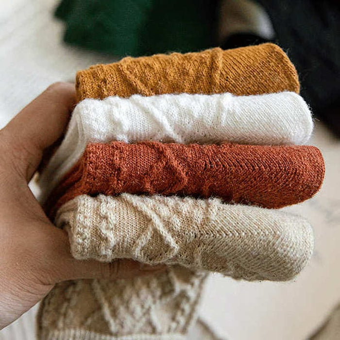 Winter Cashmere Wool Socks For Women