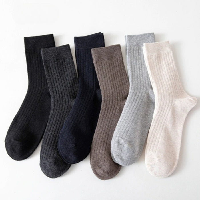3 Pairs Of Cotton Winter Men's Socks