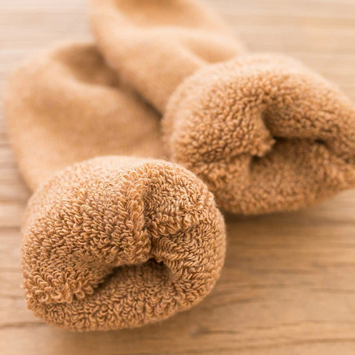 5 Pairs Of Men's Winter Super Thick Wool Socks