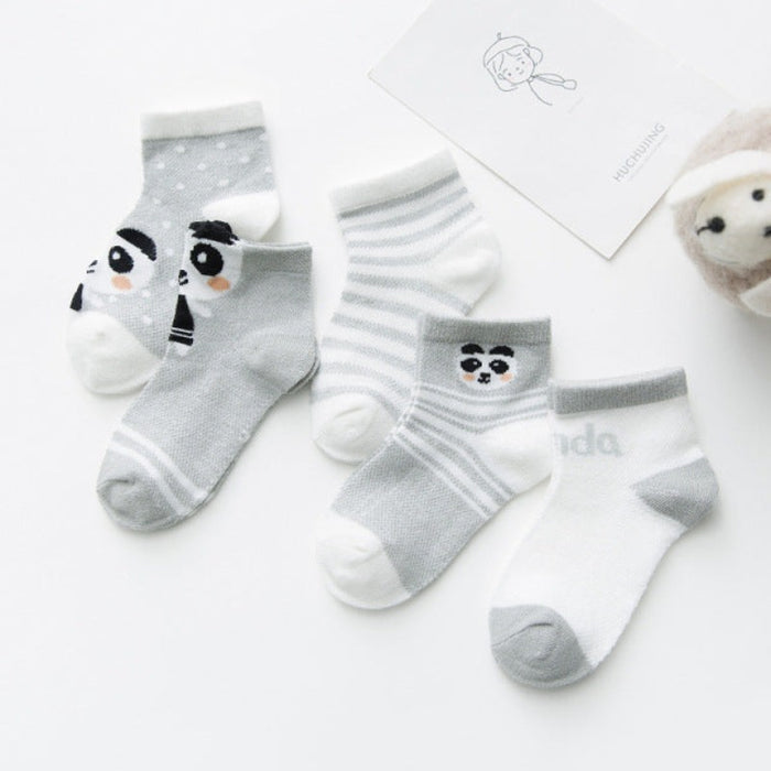 5 Pairs Infant Baby Socks (0-2Y)