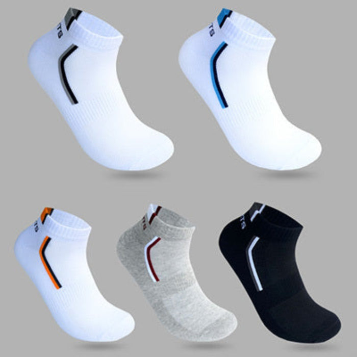 5 Pairs/lot Cotton Sports Men Socks