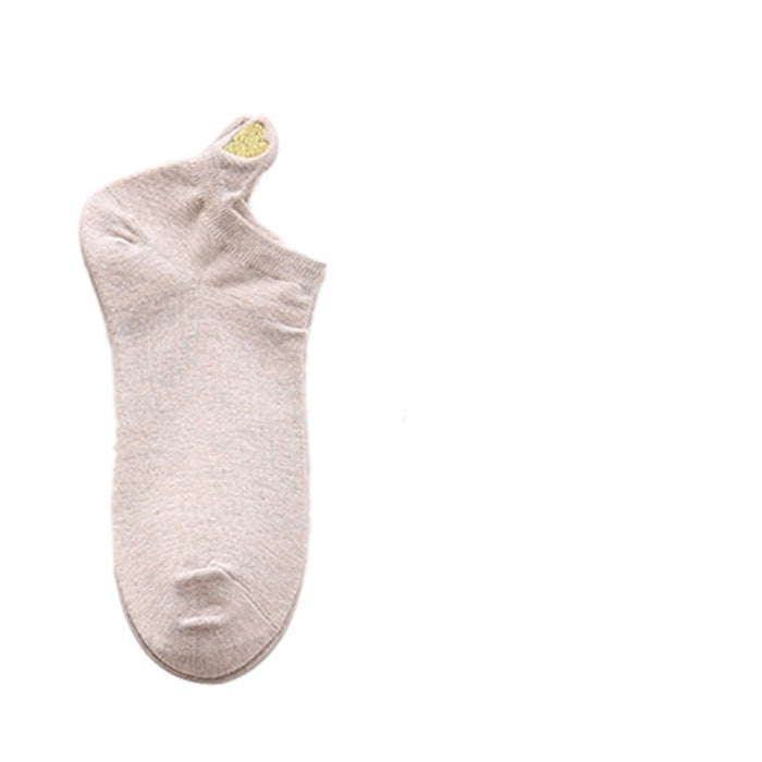 4 Pairs Fashion Cotton Socks For Women